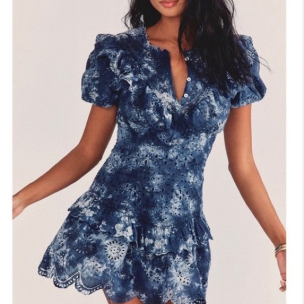 Love Shack Fancy Fritzy Mini Dress